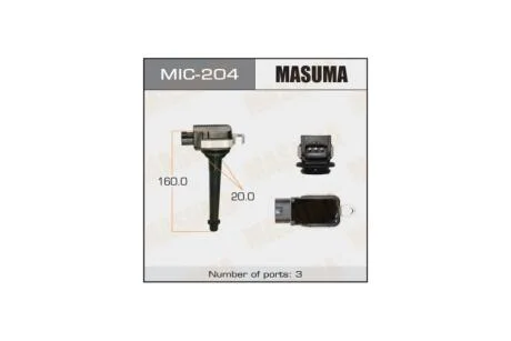 Катушка зажигания Nissan Micra, Qashqai, Note 1.6, X-Trail 2.0 (-14) (MIC-204) MASUMA MIC204