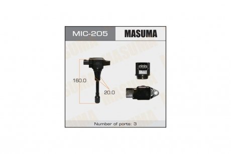 Котушка запалювання (MIC-205) MASUMA MIC205