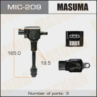 Котушка запалювання (MIC-209) MASUMA MIC209