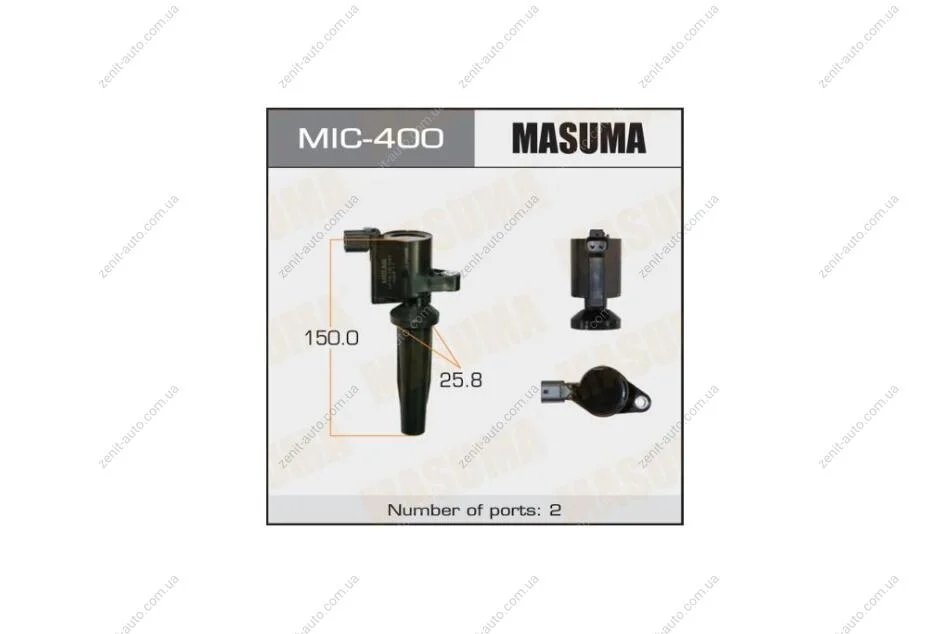 Котушка запалювання MAZDA 3/LF-DE, L3-VE, L3-DE (MIC-400) MASUMA MIC400 (фото 1)