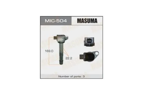 Котушка запалювання (MIC-504) MASUMA MIC504