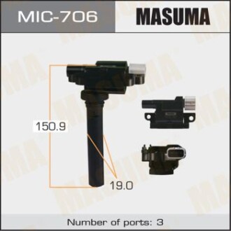 Катушка зажигания Suzuki SX4 / M16A Аналог MIC-705 MASUMA 'MIC706