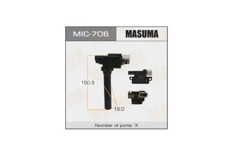 Катушка зажигания Suzuki SX4 / M16A Аналог MIC-705 (MIC706) MASUMA 'MIC706