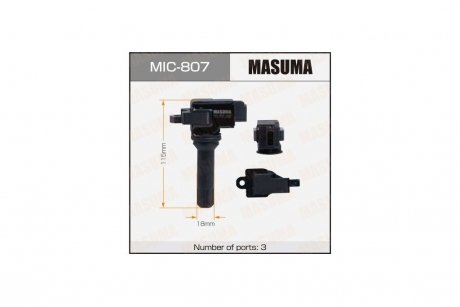 Катушка зажигания FORESTER IMPREZA / FB20A FB16 MASUMA MIC807 (фото 1)