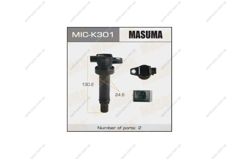 Катушка зажигания Hyundai Elantra, I30 1.4, 1.6 (-12) (MIC-K301) MASUMA MICK301 (фото 1)