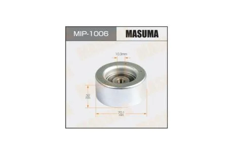 Ролик ременя приводного паразитний Toyota 3.5 (2GRFE), 4.0 (1GRFE) (05-) (MIP-1006) MASUMA MIP1006