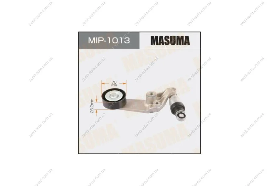 Натягувач ремінця генератора Toyota Avensis (00-08), Corolla (00-08), RAV 4 (00-05) (MIP-1013) MASUMA MIP1013 (фото 1)