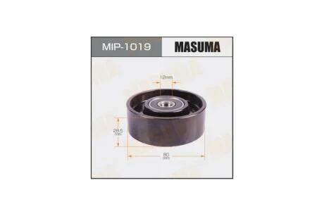 Ролик обводной ремня TOYOTA FORTUNER (_N5_, _N6_) 3.0 D 4WD, 3.0 D, 2.5 D-4D 4WD (04-15)/TOYOTA HILUX VII (MIP-1019) MASUMA MIP1019