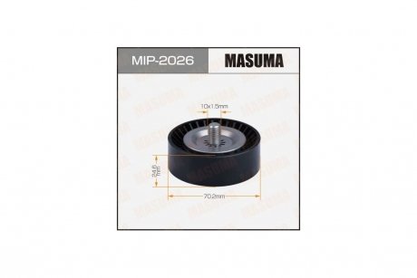 Ролик обводной ремня привода навесного оборудования, QR25DER MASUMA MIP2026 (фото 1)