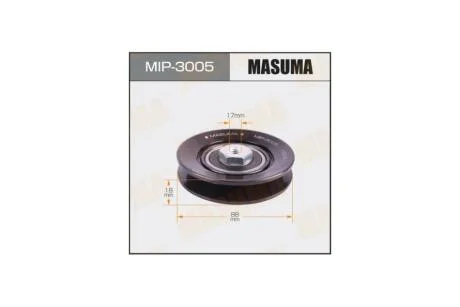 Ролик ремня натяжителя привода навесного оборудования 4D56T4M41T (MIP-3005) MASUMA MIP3005