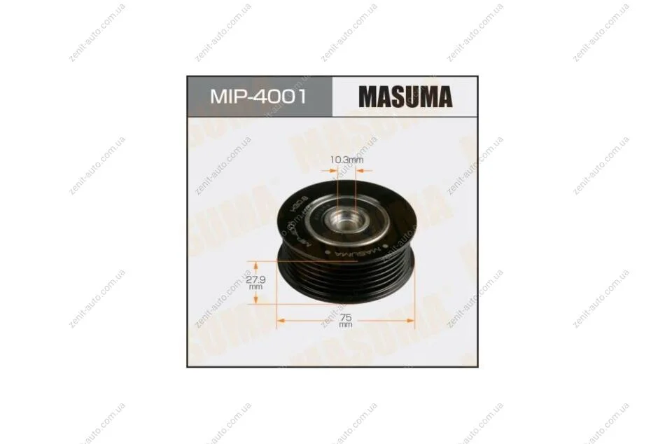 Ролик ремня генератора паразитный Mazda 6 (07-12) (MIP-4001) MASUMA MIP4001 (фото 1)