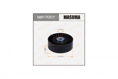 Ролик обводной ремня привода навесного оборудования, J24B MASUMA MIP7007