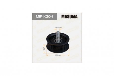 Ролик обводной ремня привода навесного оборудования, THETA, THETA2 MASUMA MIPK304