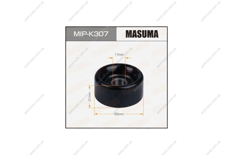 Ролик натяжителя ремня привода навесного оборудования, THETA, THETA2 (MIP-K307) MASUMA MIPK307 (фото 1)