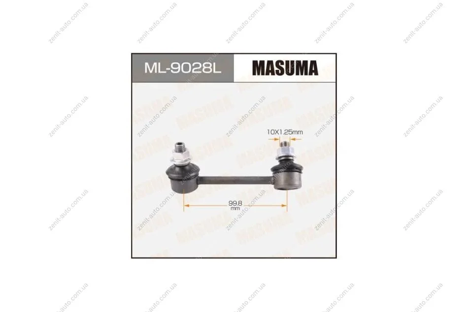 Стойка стабилизатора задн левая TOYOTA AVENSIS AZT250,251,255 (ML-9028L) MASUMA ML9028L (фото 1)