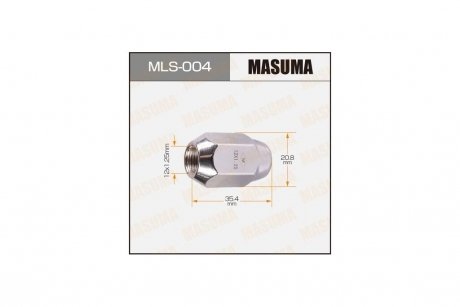 Гайка колеса MASUMA MLS004 (фото 1)