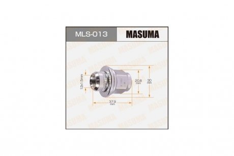 Гайка колеса Mitsubishi/ Toyota MASUMA MLS013