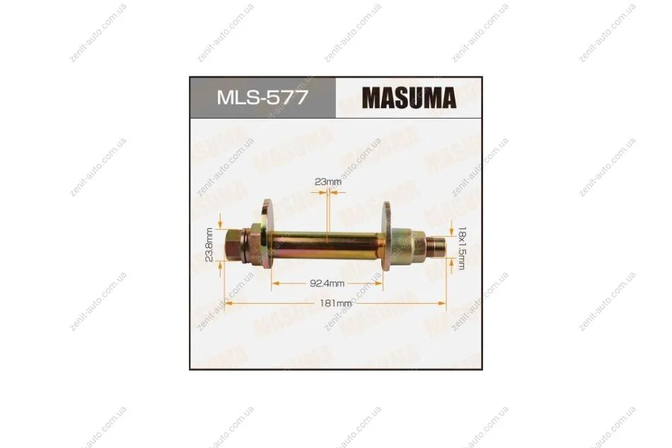 Болт развальный Toyota Land Cruiser (07-), Sequoia (07-17), Tundra (06-) (MLS-577) MASUMA MLS577 (фото 1)