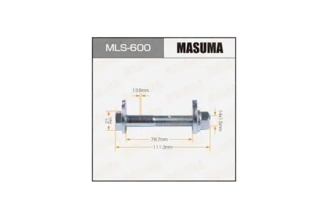 Болт развальный комплект Nissan (MLS600) MASUMA 'MLS600