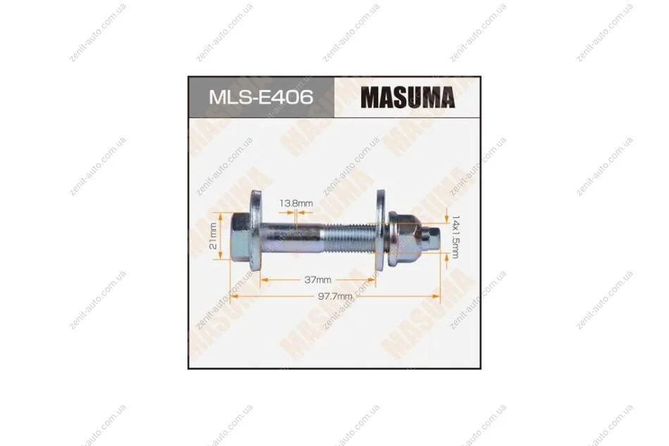 Болт развальный Renault (MLS-E406) MASUMA MLSE406 (фото 1)