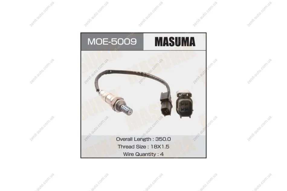 Датчик кисню (лямбда-зонд) Honda Accord 2.0, Civic 1.8, CR-V 2.0 (07-) задній (MOE-5009) MASUMA MOE5009 (фото 1)