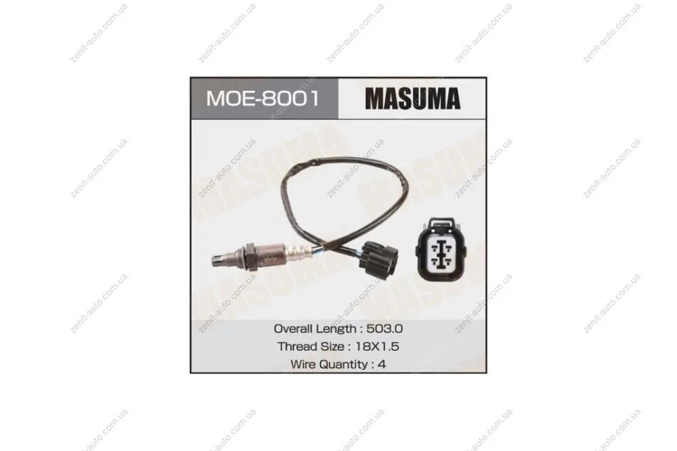 Датчик кислорода (лямбда-зонд) Subaru Legacy, Outback 2.5 (09-14) (MOE-8001) MASUMA MOE8001 (фото 1)