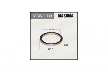 Прокладка приемной трубы MASUMA MOS110