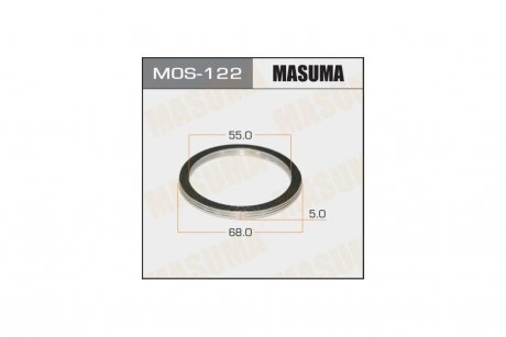 Кольцо глушителя графитовое MASUMA MOS122