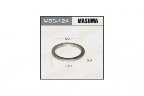 Кольцо глушителя металлическое (55x70x5 mm) (MOS-124) MASUMA MOS124