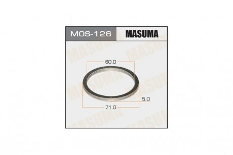 Кільце глушника графітове (MOS-126) MASUMA MOS126