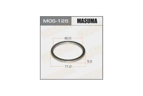 Кольцо глушителя графитовое (MOS-126) MASUMA MOS126