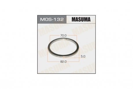 Кольцо глушителя (70x82x5) MASUMA MOS132