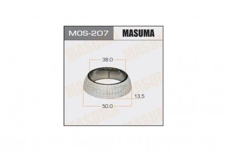Кольцо глушителя графитовое Toyota Corolla (00-08), Prius (03-11) (38x50x13,5) MASUMA MOS207