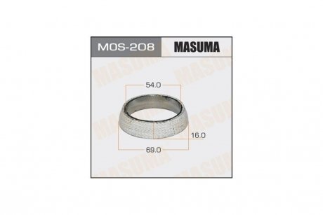 Кольцо глушителя графитовое (54X69X16) MASUMA MOS208