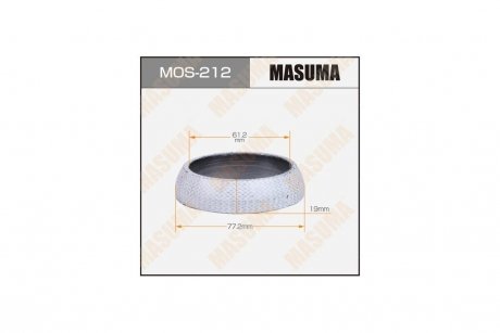 Кольцо глушителя 61.2 x 77.2 MASUMA MOS212