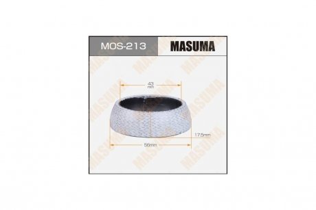 Кольцо глушителя 43 x 56 MASUMA MOS213