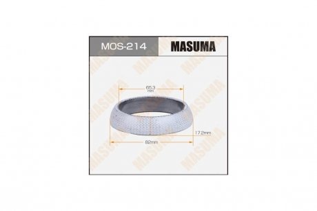 Кольцо глушителя 65.3 x 82 MASUMA MOS214