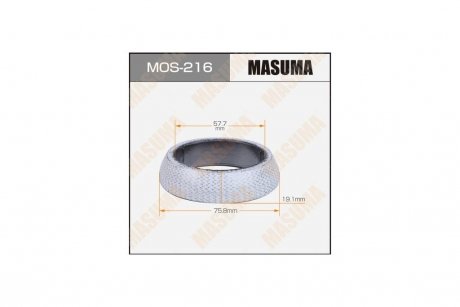 Кольцо глушителя 57.7 x 75.8 MASUMA MOS216 (фото 1)