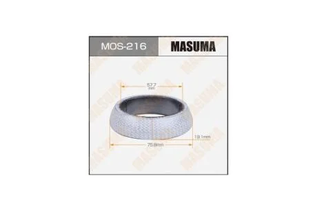 Кольцо глушителя 57.7 x 75.8 (MOS-216) MASUMA MOS216