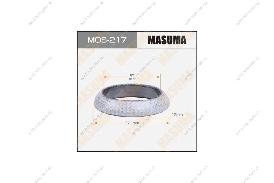 Кільце глушника 52 x 67,1 (MOS-217) MASUMA MOS217 (фото 1)