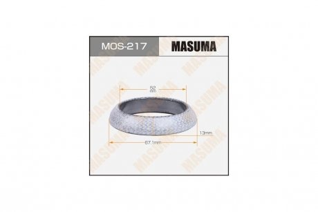 Кольцо глушителя 52 x 67,1 MASUMA MOS217