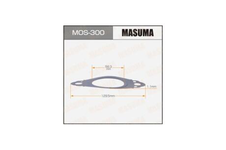 Прокладка глушника 56.3x129.5x1.1 (MOS-300) MASUMA 'MOS300