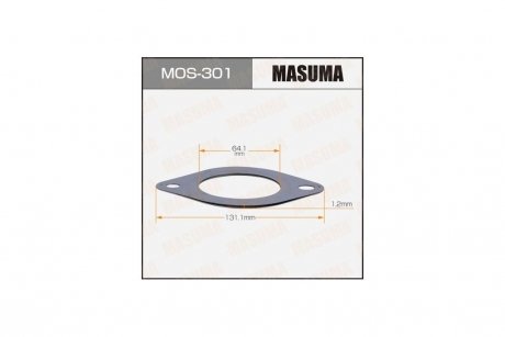 Прокладка 64.1x131.1x1.2 MASUMA MOS301 (фото 1)