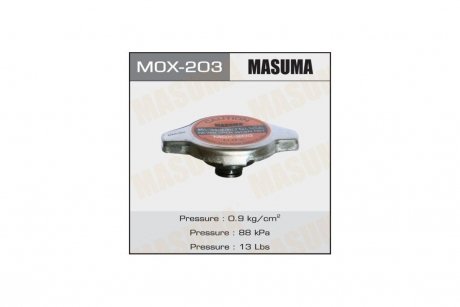 Крышка радиатора Lexus/ Mitsubishi/ Toyota 0.9 bar MASUMA MOX203
