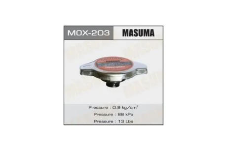 Кришка радіатора Lexus/ Mitsubishi/ Toyota 0.9 bar (MOX-203) MASUMA MOX203