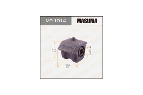 Втулка стабілізатора переднього ліва Toyota RAV 4 (05-08), Prius (09-15) (MP-1014) MASUMA MP1014