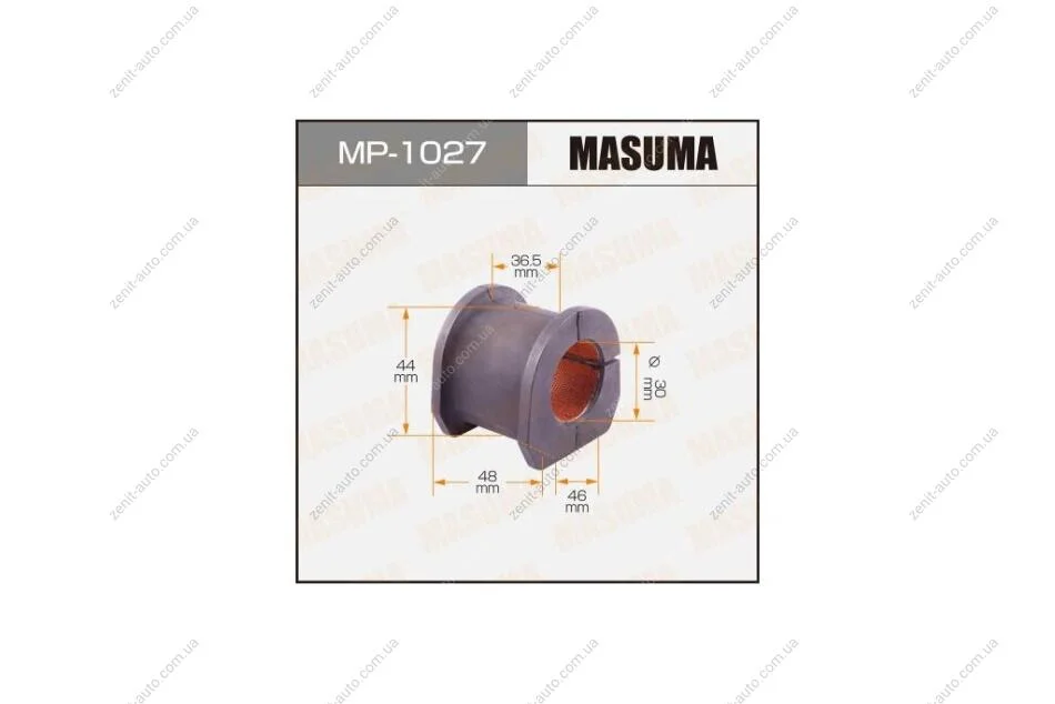 Втулка стабілізатора переднього (Кратно 2) Mitsubishi Pajero (-07) (MP-1027) MASUMA MP1027 (фото 1)