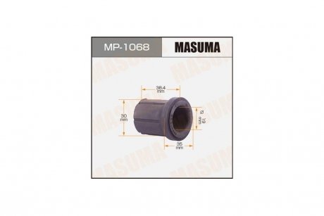 Втулка ресорна нижня (Кратно 2) Toyota Hilux (05-15) (MP-1068) MASUMA MP1068 (фото 1)