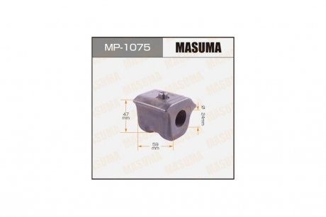 Втулка стабілізатора переднього ліва Lexus CT200H, CT250H (10-)/ Toyota Prius (MP-1075) MASUMA MP1075 (фото 1)