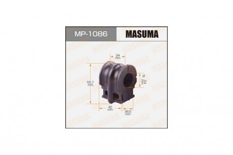 Втулка стабилизатора переднего (Кратно 2) Nissan Murano (12-16), Teana (08-12) (MP-1086) MASUMA MP1086
